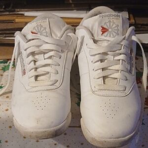 Reebok Classic White Athletic Shoes